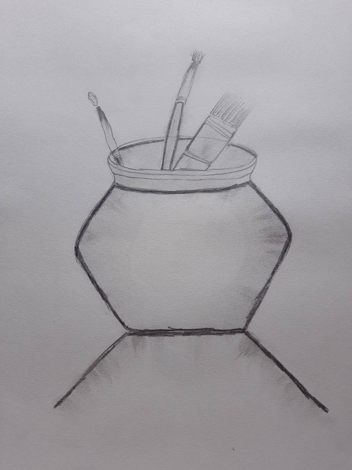 Paint brush sketch